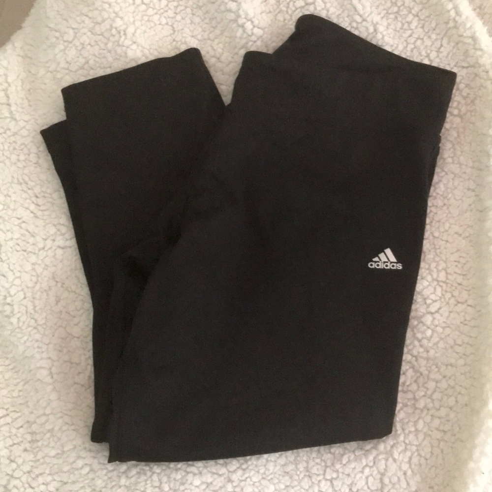 Adidas cropped workout leggings